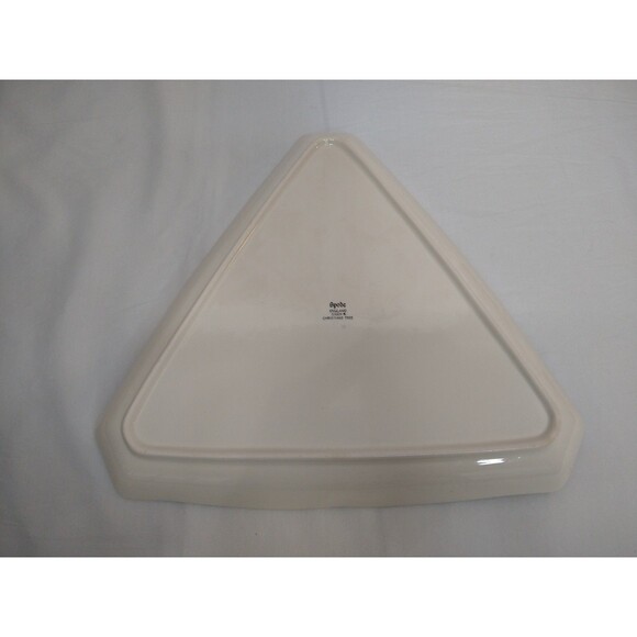 Spode Christmas Tree Plate 11" Triangle Serving Platter Dish Tray England - Picture 4 of 13